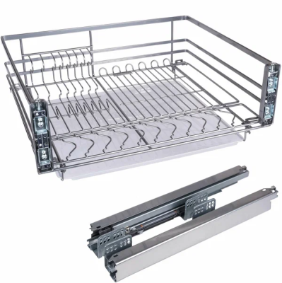 Посудосушитель на 600 мм с напр.скрыт. монтажа с довод. (02-006-000398)